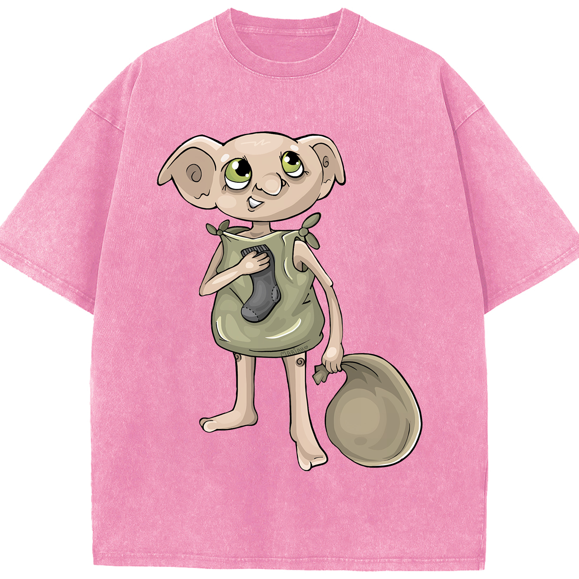 （画像用） Harry Potter ハリー・ポッターシリーズ 綿100% ヴィンテージ風 半袖Tシャツ（フロントプリント）